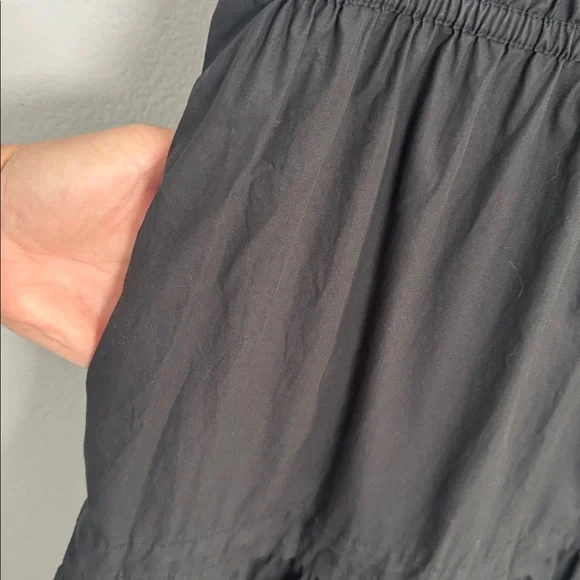 Quince Organic Poplin Cotton Black Tiered Maxi Dress with Pickets size medium - Picture 6 of 10